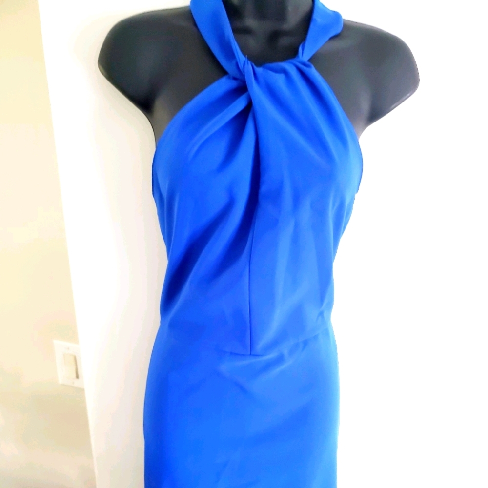 Just taylor halter dress